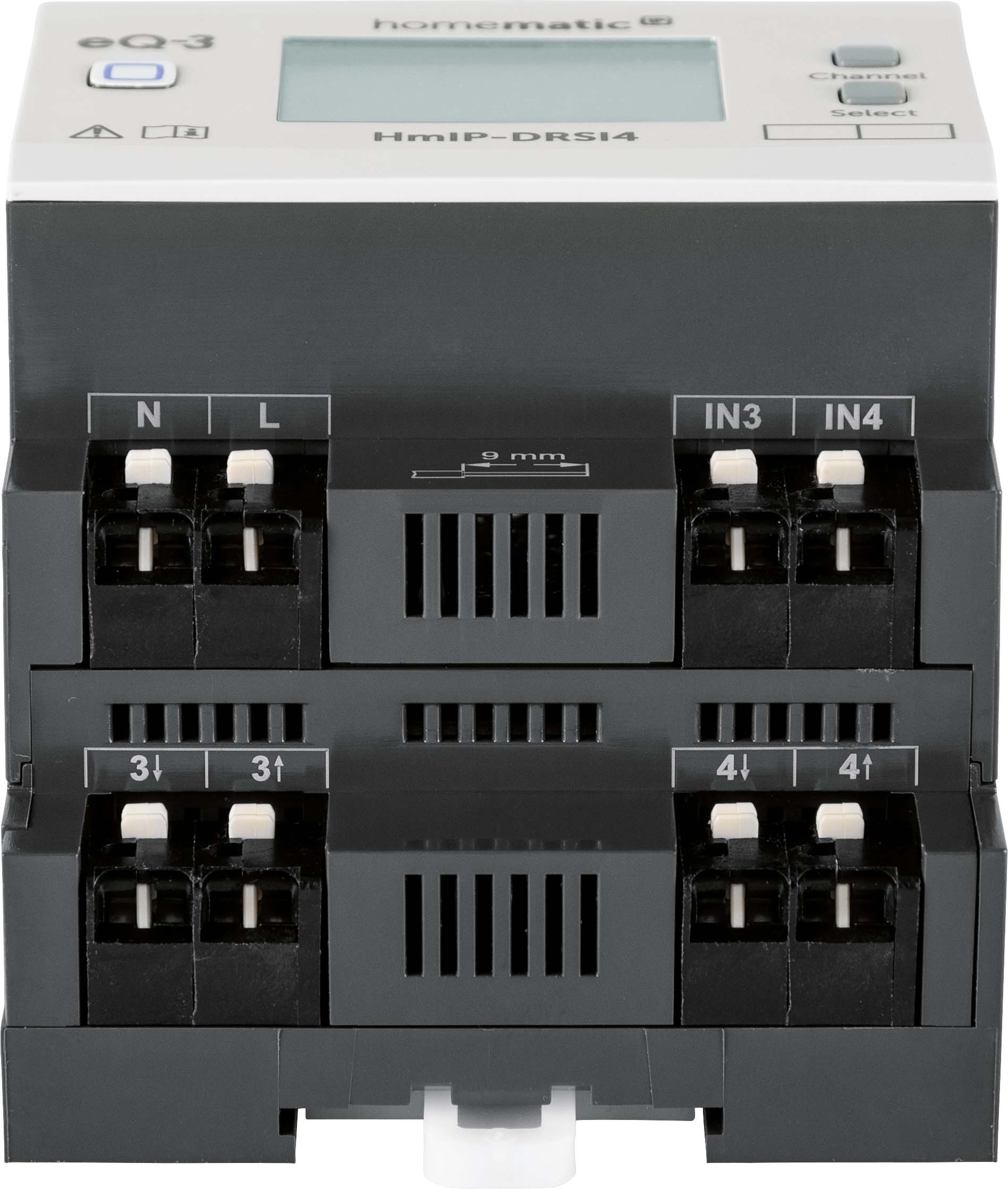 619543-5_HmIP-Schaltaktor-HS-4fach-S1_154431A0 jpg - Produktbild Ansicht unten 619543-5_HmIP-Schaltaktor-HS-4fach-S1_154431A0 jpg - Produktbild Ansicht unten